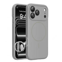 Funda De Silicona Mate Líquida Para iPhone 17 16 15 14 pro Max plus Air Case Con Carga Inalámbrica Magnética Compatible Con Magsafe Cubierta Suave - details 9