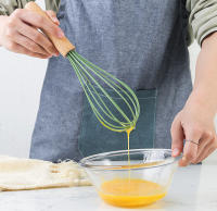 Utensilios De Cocina Ecológicos De Silicona No Adherente Con Mango De Madera Espátula Para Hacer Huevos Y Cocinar Herramienta De Cocina - details 6