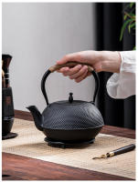GIANXI Tetera De Hierro Fundido De 900ML Con Patrón De Sakura Kettle De Té Con Strainer Para Café Y Agua Juego De Cocina - details 9