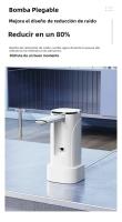 Dispensador De Agua Plegable Con Pantalla LED Y Control De Cantidad Inteligente Recargable Por USB Bomba De Agua Portátil - details 8