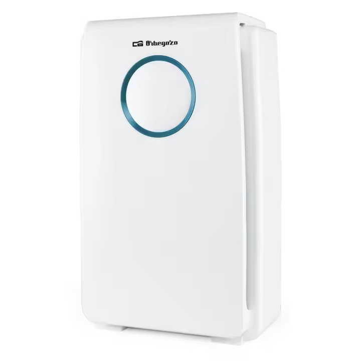 Orbegozo PU 1000 - Purificador de aire con filtro HEPA, 5 etapas de purificación, área hasta 35 m2, temporizador, panel táctil, contra alérgenos y olores, 45 W - 1