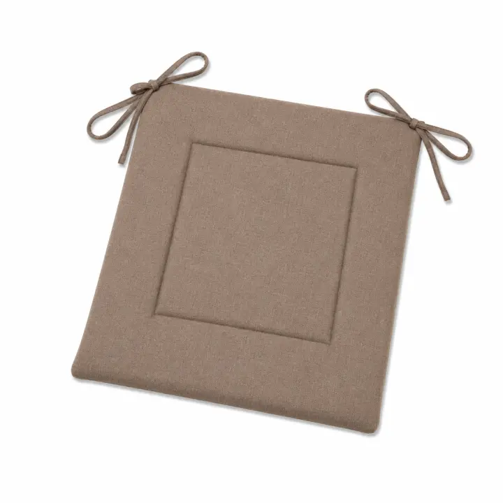 Cojín para Silla 40x40 cm con Lazos, Asiento Acolchado Antideslizante, Suave y Cómodo para Cocina, Comedor y Oficina, Pack de 2, 4 o 6 Unidades, Disponible en 10 Colores - 1