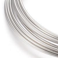 Set De Alrededor De 10 Pulseras De Acero Con Memoria De Plata Platinada Libre De Níquel 5.5cm 18 Ga 1.0mm Para Fabricación De Joyería - details 1