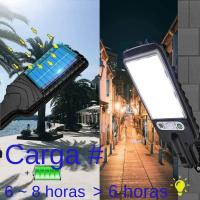 Lámpara De Calle LED Solar Con Sensor De Movimiento Y 3 Modos Impermeable Para Jardín 108/117COB Iluminación De Seguridad Exterior - details 1