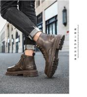 Botas De Hombre Cuatras Estaciones Suela Suave Antideslizante Casual Botas De Trabajo Al Aire Libre Botas Clásicas Joker Juventud De Cuero - details 17