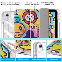 Funda Inteligente Transparente Para iPad 11ª Generación 10ª Generación Cubierta De Cuero Sintético Con Soporte ID Táctil Compatible Con iPad 11 Pulgadas 10.9 Pulgadas - details 6