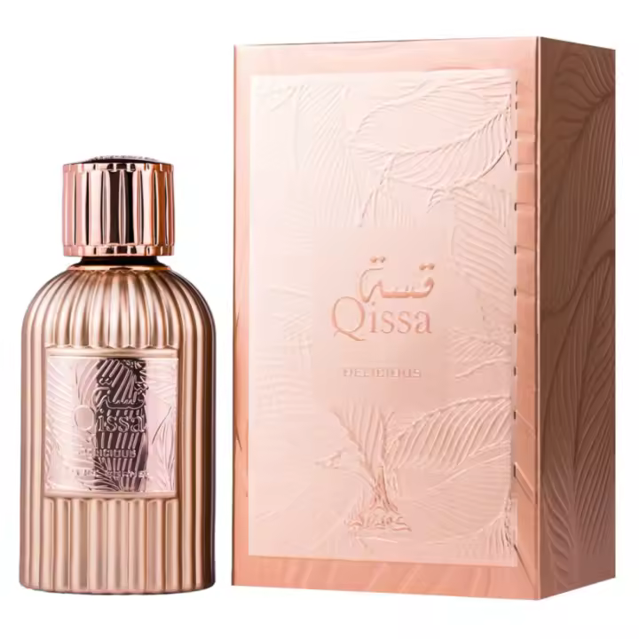 Paris Corner Qissa Delicious EDP 100ml – Perfume Árabe Original para Mujer | Dulce, Floral y Sofisticado - 1