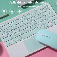 Teclado Bluetooth Para Tablet Y Smartphone Con Touchpad Teclado Mouse Inalámbrico Para IOS Android Windows Compatible Con iPad Por CASEPOKE - details 1