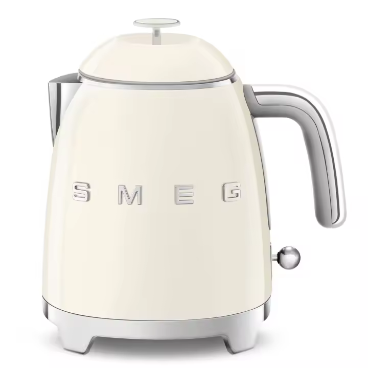 Smeg KLF05CREU - Mini Hervidor 0,8L de 1800w, Estilo Vintage Color Crema - 1