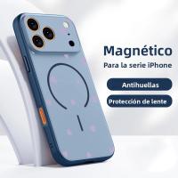 Funda Magnética De Corazón Para iPhone Con Carga Inalámbrica Magsafe Compatible Con Modelos 13 14 15 16 17 pro Max Material TPU PC Suave - details 11