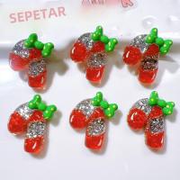 10Pcs Accesorios De Decoración Para Manualidades Y Joyería DIY Con Serie De Dibujos Animados Navideños Resina Lanzamiento Brillante - details 5