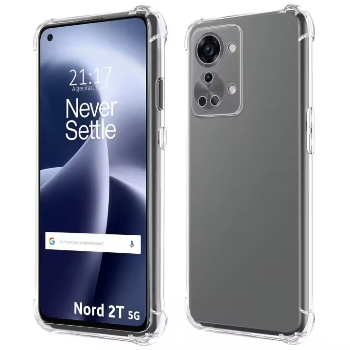 Funda Silicona Antigolpes Transparente para OnePlus Nord 2T 5G - 1