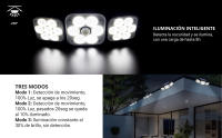 Luz Solar LED Exterior de Pared, Pack de 2 Apliques de 138 LEDs, Iluminación 270°, 3 Modos - details 2