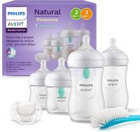 Philips Avent Set Pack 4 Biberones con Sistema AirFree (2 Biberones 125ml + 2 Biberones 260ml), Regalo para Recién Nacidos, Enganche Natural, sin BPA, Reduce los Cólicos, Incluye Chupete Ultra Soft y Escobilla, de 0-12 Meses - details 10