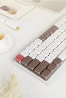 Teclado Mecánico EWEADN MK68 Inalámbrico 3 Modos Bluetooth Mini Silentes 68 Teclas Keycaps PBT Set De Teclado Y Ratón Para Oficina Y Gaming Regalos Para PC - details 3