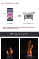Estufa De Camping Widesea De Titanio Para Alcohol Calentador De Madera Para Turistas Hervidor Cocina Suministros De Sobrevivencia Al Aire Libre Trekking Senderismo Picnic - details 2