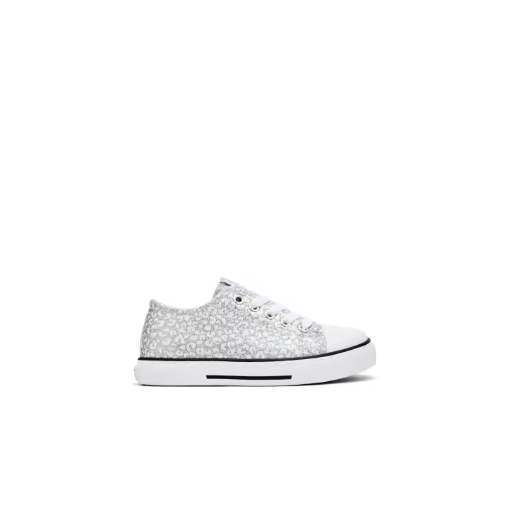 Conguitos - Zapatillas de Niña con Glitter Plata para Niña - 1