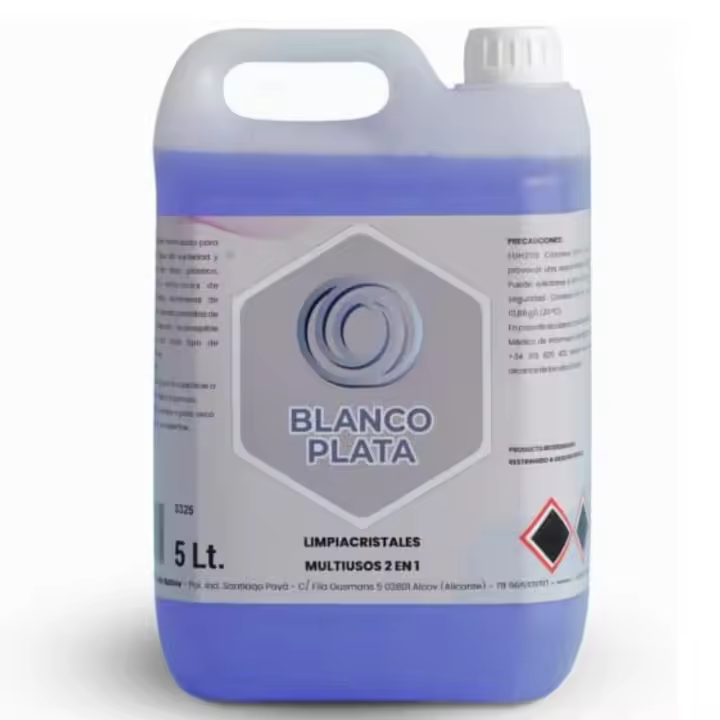 Limpiacristales y Multiusos Blancoplata 5 litros - Limpieza eficiente para cristales y superficies con aroma a naranja - 1