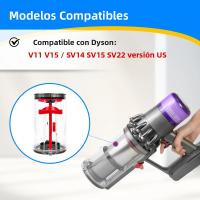 Gran Cenicero Para Aspiradora Dyson V11 V15 SV14 SV15 SV22 US Recambio De Contenedor De Polvo Compatible Con Versiones US - details 0
