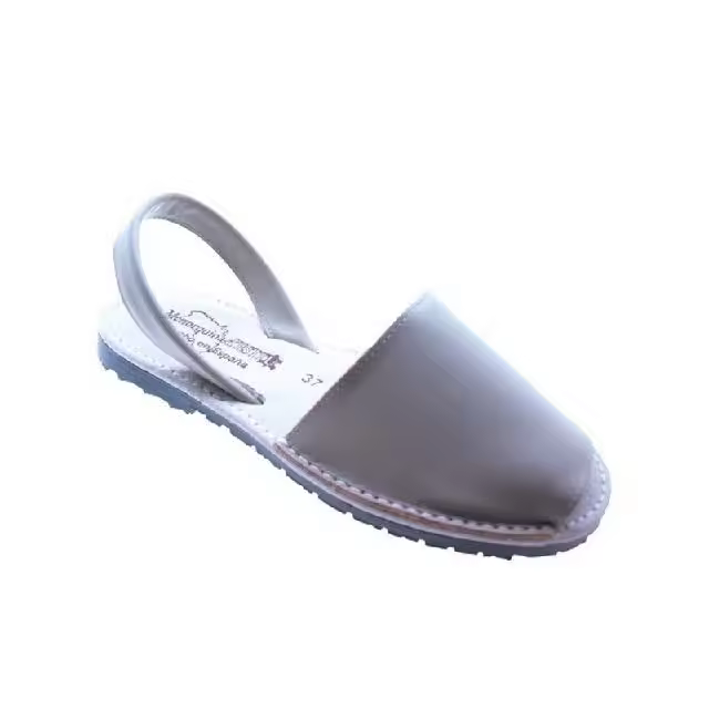MODELO 55010 DE MUJER PIEL BLANCA-NEGRA-MARINO Y HIELO Menorquina Abarca Hecho en España DEL 36 AL 41 MUY COMODAS FRESCAS Y ELEGANTES IDEALES PARA TUS DIAS DE VERANO - 1