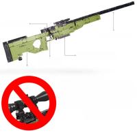 Bloques De Construcción Militar Asamblea AK47 Rifle AWM Modelo WW2 Juguete De Armas De Fuego Para Niños Serie De Ejército - details 14