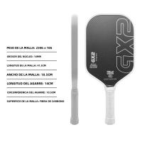 Pala De Pickleball GX2 Pickleball Paddle GEN5 Carbon Rib Foam Core Profesional Para Torneos 3K Carbon Fiber 16MM 230g±10g - details 12