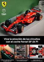 LEGO 42207 Technic: Coche Ferrari SF-24 F1, Maqueta de Construcción para Adultos con Motor V6, Dirección, Alerón Ajustable y Caja de Cambios, Ideal para Fans de la Fórmula 1 - details 0