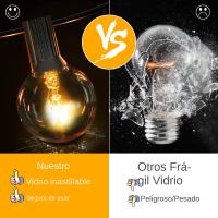 Cadena De Luces Para Patio 50Ft Conectable 220V E12 G40 Decoración Para Jardín Porche Balcón Fiesta Luz De Garland Exterior - details 3