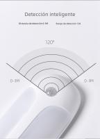Lámpara Nocturna LED Con Sensor De Movimiento Recargable Por USB Iluminación Inalámbrica Inteligente Para Dormitorio Armario Pasillo - details 5