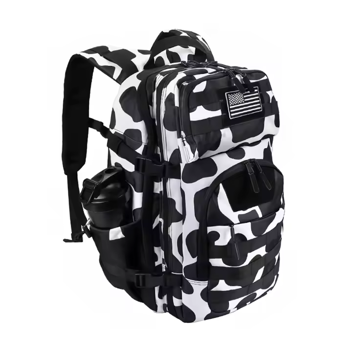 Mochila De Camuflaje Para Actividades Al Aire Libre Y Senderismo Con Ventilador Militar Gran Capacidad Deportiva Y Multifuncional - 1
