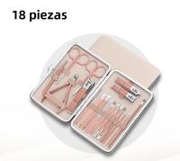 Nuevo Set De Tijeras Para Uñas En Rosa Oro Y Negro Herramientas De Belleza Para Pedicura Kit De Cuidado De Uñas De Acero Inoxidable - details 0