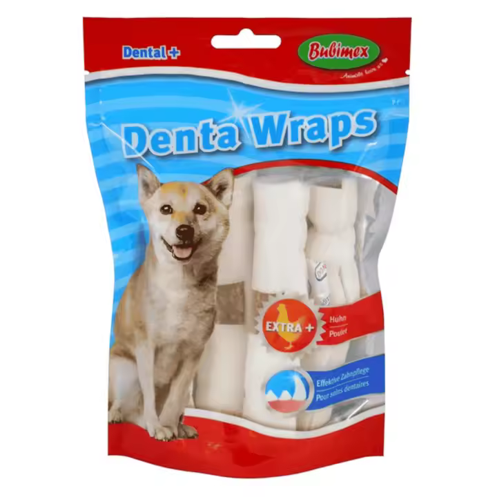 Bubimex Denta Wraps de Pollo para Perros 80g – Snack Dental Natural y Delicioso - 1
