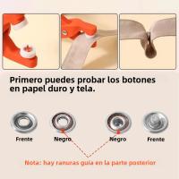 Kit De Botones De Cierre Con Herramientas De Presión De Acero Inoxidable Para DIY Y Artesanía Kit De Fijación Para Ropa - details 4