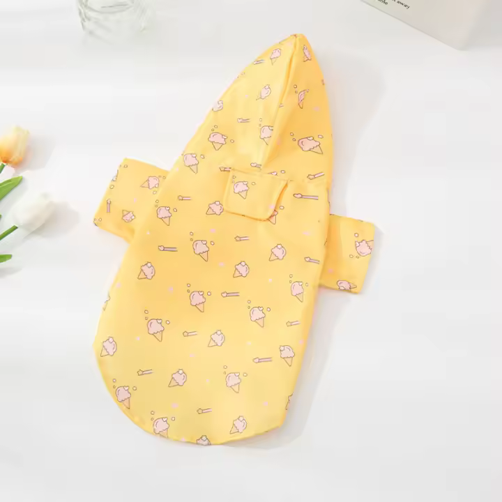 Chaqueta Impermeable Para Perros Pequeños De Verano Con Manga Corta Ropa De Mascota Para Perritos Chihuahua Bichon Schnauzer Welsh - 1