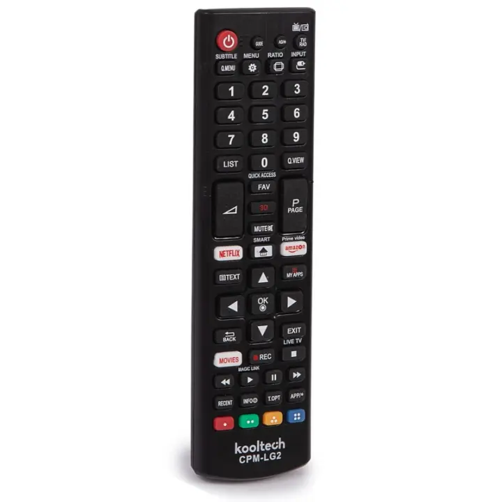 Mando Universal Lg Kooltech Cpmlg2 Tamaño Corto Para Televisores Lg - 1