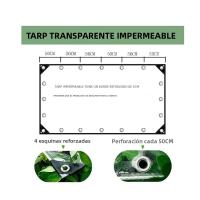 Toldo Transparente Impermeable Y Antigolpes De PVC Para Resistentes Al Clima Para Terrazas Y Plantas Succulentas - details 3