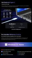 Blackview AceBook 6 Laptop 15.6" FHD IPS Display Intel Twin Lake N150 16GB RAM + 512GB SSD (Expandable up to 1TB), Windows 11 Home Notebook - details 13