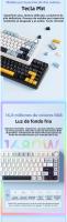 Teclado Mecánico De Juego AULA F75 OEM RGB Personalizable Con Switches Hot-swap PBT 75% 80 Teclas Bluetooth 5.0/2.4G Wireless/Wired - details 6