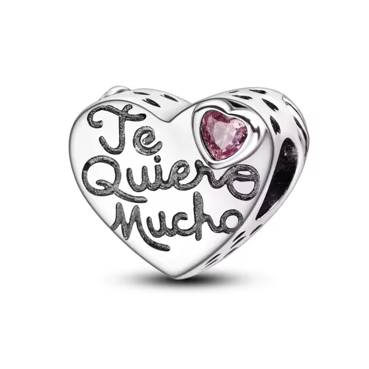 Beadas De Corazón Colorido En Plata Para Joyería De Pulsera Y Collar Con Encanto Para Chicos Y Chicas Accesorios De Moda Irregular - 1