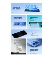 Teléfono Móvil Xiaomi REDMI 15C Versión Global, 4+128GB / 6+128GB / 8+256GB, Batería 6000 mAh (typ), Pantalla inmersiva de 6,9" 120 Hz, Sistema de Cámara Dual 50 MP con AI, Procesador MediaTek Helio G81-Ultra, IP64, Xiaomi HyperOS 2 - details 1