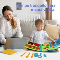 Libro Ocupado De Montessori Para Niñas Juguetes Educativos De Aprendizaje Temprano En La Guardería Actividades Diarias De Aprendizaje Viajes - details 25