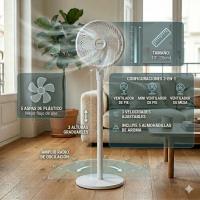 Ventilador 3-en-1 Spark 10" | 5 Aspas Potentes, 3 Alturas y Difusor de Aroma Incluido | Silencioso y Elegante Spark - details 6