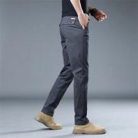 Pantalones Casuales Para Hombre 98% Algodón Gris Caqui Trabajo Pantalones De Oficina Talla Grande Moda Coreana Y2k Ropa De Marca Jogger Cargo - details 12