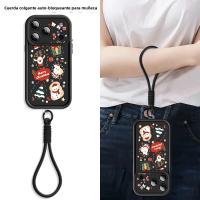 Funda De Teléfono Suave Con Patrón De Navidad Para iPhone 17 pro Max Air 16e 16 15 14 pro Max 13 12 pro 11 Con Correa De TPU Protección Antichoque - details 9