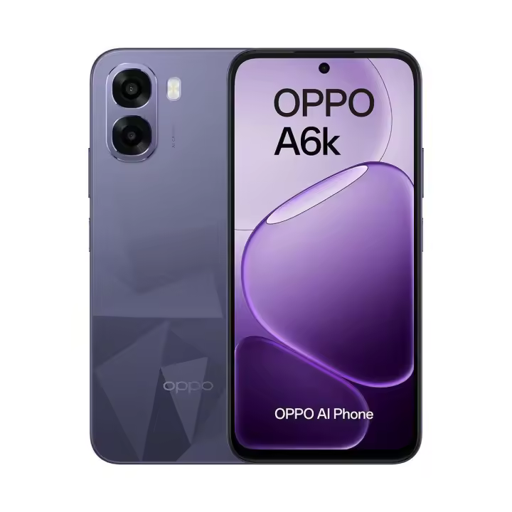 OPPO A6k 4/256GB Black, Qualcomm Snapdragon 685, Pantalla HD+ 6.75″, Cámara Gran Angular 50MP, Batería 6100 mAh - 1