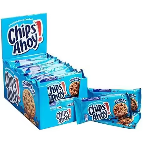 Chips Ahoy! Galletas con Pepitas de Chocolate 40g - Estuche 20 Unidades - 1