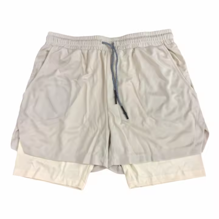 Shorts De Running Para Hombre Estilo Casual Con Bolsillos Multípleulos Cintura Baja Tejido De Malla Camuflaje Deporte Fitness Shorts Skinny Para Playa - 1