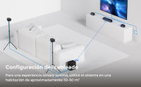 ULTIMEA Poseidon D80 Boom | Barra de Sonido 7.1 con Dolby Atmos | 4 Altavoces Surround | Subwoofer Inalámbrico de 6,5" | Control por App | HDMI eARC - details 13