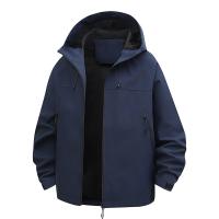 Chaqueta De Cierre Para Mujer Casual Con Capucha Color Sólido Transpirable Impermeable Y Antigolpes Para Camping Y Escalada Al Aire Libre - details 85