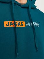 Jack & Jones Hombre sudadera con capucha ajustable y bolso frontal JJECORP SWEAT PLAY NOOS Moda casual informal OTOÑO INVIERNO REF 233599 - details 3